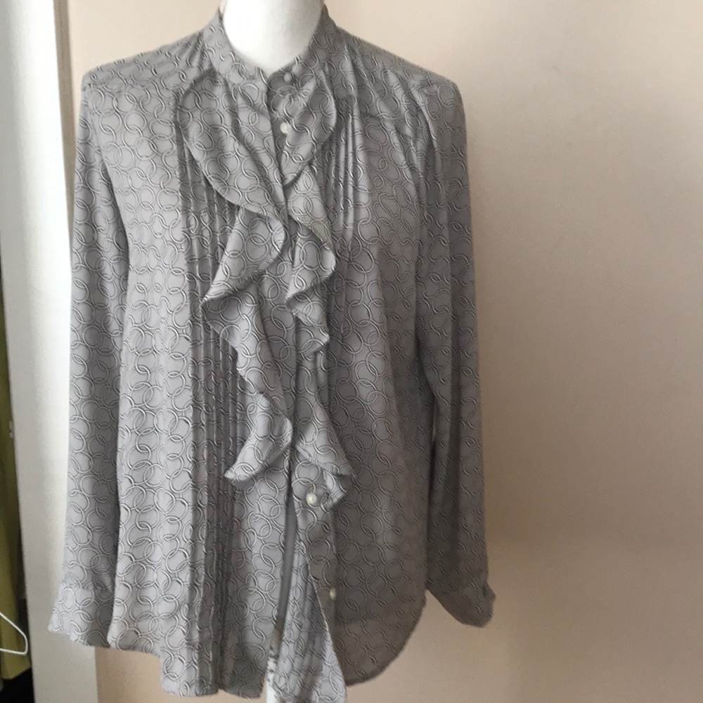Ann Taylor ruffled blouse